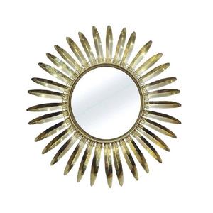 Miroir mural en métal de designer fait à la main de qualité supérieure miroir mural décoratif exporté en gros - Product Image 5