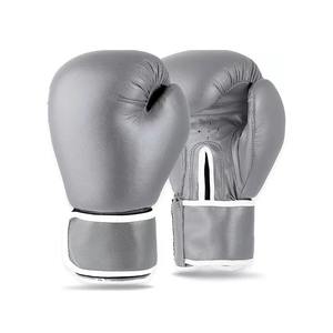 Gants de boxe en cuir de peau de vache véritable personnalisés multicolores durables et confortables pour le combat et l'entraînement professionnels - Product Image 4