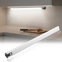 Lampe de nuit à détecteur de mouvement LED 2200 mAh, rechargeable, intelligente, sans fil, en alliage d'aluminium, pour bureau, chevet, protection des yeux