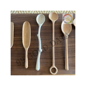 Cuchara de madera lisa para uso culinario diseñada para mayor durabilidad y comodidad y tareas de cocina diarias - Product Image 3