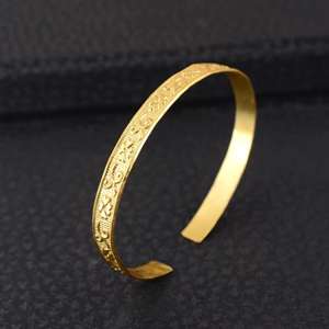 Brazalete de metal oxidado, diseño de escultura moderna china, joyería para mujer, regalo nupcial étnico tradicional, exportación a granel premium - Product Image 6