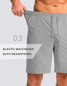 กางเกงขาสั้นสำหรับผู้ชายกางเกงขาสั้นสำหรับออกกำลังกายวิ่งออกกำลังกายในยิมกางเกงขาสั้นสำหรับฤดูร้อน - Product Image 4