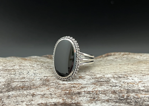 925 Sterling Silver Black Onyx Gemstone Wedding <b>Ring</b> <b>for</b> <b>Women</b> Oval Cut Diamond <b>Statement</b> Designer <b>Ring</b> Gift - Product Image 5
