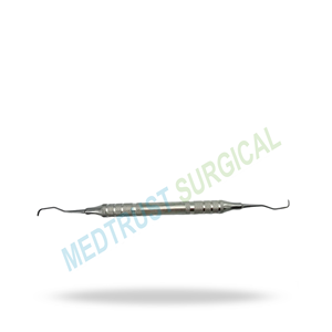 Cureta Gracey de bolsillo profundo, larga, 7/8, para limpieza periodontal dental, para raspado subgingival profundo y planificación radicular - Product Image 4