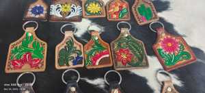 Soportes de llavero de cuero hechos a mano hechos a medida hechos a mano de cuero genuino Accesorios hechos a mano con estilo duradero para reventa - Product Image 2