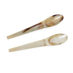Ensemble de cuillères en corne de buffle idéal pour les mariages, les événements rustiques ou dans le cadre d'une collection d'articles ménagers de cuisine traditionnels - Product Image 4