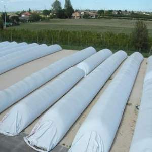 Sac d'<span class=keywords><strong>ensilage</strong></span> robuste de 8x100ft pour le stockage de grains de foin de Baleage sac d'alimentation en polyéthylène résistant aux UV durable enduit agriculture - Product Image 2