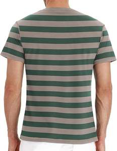 T-shirts à col rond en coton de qualité supérieure pour hommes T-shirts décontractés de coupe régulière Teints unis dans les tailles S-6XL 180 grammes Poids du tissu - Product Image 3