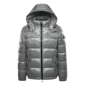 Veste matelassée pour hommes, manteau d'hiver épais thermique à capuche, parka en laine rembourrée, coupe-vent imperméable, vêtements d'extérieur - Product Image 3