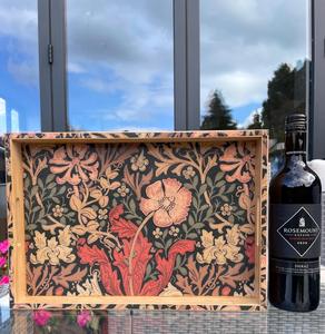 Bandeja de Servicio de Diseño con Recubrimiento de Esmalte de Madera MDF, Bandeja de Mesa de Alta Calidad para Hoteles y Restaurantes - Product Image 3