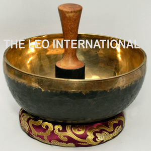 Bol chantant décoratif et métal en laiton pour le soulagement du stress Méditation Yoga Guérison spirituelle Pleine conscience 5x5x3.5 pouces - Product Image 5