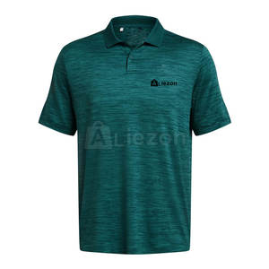 Camisa de golf ligera para hombres con tela de control de humedad Camisa de golf transpirable para la mejor venta - Product Image 1