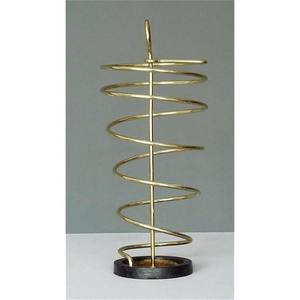 Porte-parapluie cylindrique moderne en métal, design en maille perforée, finition noire, utilisation intérieure, maison, bureau - Product Image 5