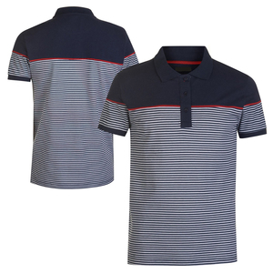 Camiseta deportiva informal abotonada con cuello levantado para hombre, camisetas de polo ajustadas de verano, diseño transpirable de talla grande de Color sólido - Product Image 4