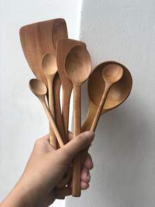 Venta caliente accesorios de cocina de madera-cucharas de cocina de madera-Decoración de cocina para venta al por mayor - Product Image 5