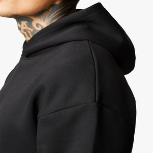 Nouveau design de sweat à capuche lourd pour hommes sweat à capuche vintage de haute qualité avec logo imprimé numériquement sweat-shirt de base en coton mélangé - Product Image 3