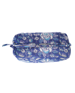 Sac de toilette matelassé en coton, pratique pour les voyages |   Pochette écologique réutilisable - Product Image 3