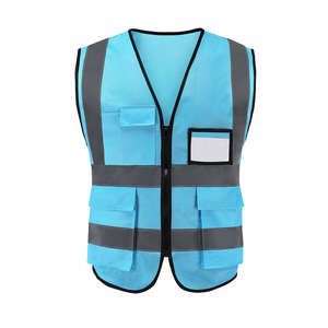 เสื้อแจ็กเก็ตเสื้อกั๊กสะท้อนแสงสำหรับงานก่อสร้างเสื้อกั๊กความปลอดภัยในงานอุตสาหกรรมมองเห็นได้ชัดเจน - Product Image 4