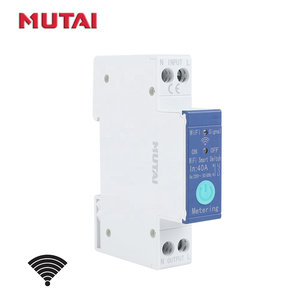 MUTAI AC Smart <span class=keywords><strong>WIFI</strong></span> MCB 40A 1P + N <span class=keywords><strong>Disyuntor</strong></span> en miniatura Disjoncteur Disjuntor <span class=keywords><strong>WIFI</strong></span> Control remoto interruptor de medición - Product Image 1