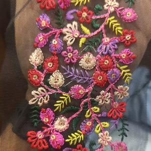 ขอบลูกไม้ปักลายดอกไม้สไตล์วินเทจสำหรับเสื้อผ้าและอุปกรณ์เสริมสำหรับการตัดเย็บเสื้อผ้า-ผลิตภัณฑ์ขายส่งสำหรับกระเป๋ารองเท้าของขวัญ - Product Image 1