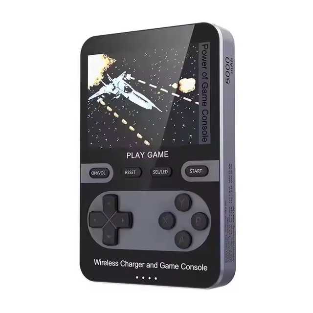 Retro Handheld Game Console and Multifunctional Portable Power Bank 5000mAh Magnetic Wireless Power Banks Play Game