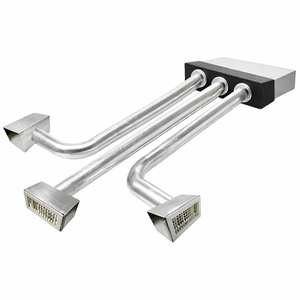 Kit Completo de Plenum Aislado de 3 Zonas para Sistemas HVAC con Ductos para Aire Acondicionado - Product Image 1