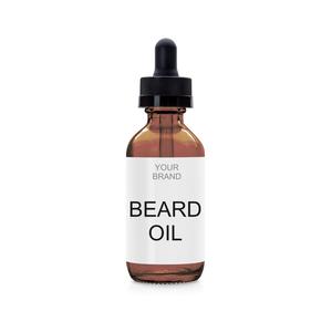Private Label Organic Beard Oil for Men with Argan & Jojoba Refreshing Herbal Formula Promotes Growth <b>Amber</b> <b>Glass</b> <b>Bottle</b> - Product Image 5