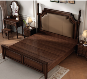 Juego de Dormitorio Clásico Americano de Madera Maciza a Bajo Precio, Tamaños King y Queen para Uso en Hoteles, <span class=keywords><strong>Goodwin</strong></span> GYD03 - Product Image 4