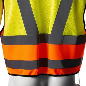 Gilet de sécurité réfléchissant de construction extérieure bon marché ANSI classe 1 imperméable vert vêtements de sécurité haute visibilité - Product Image 6