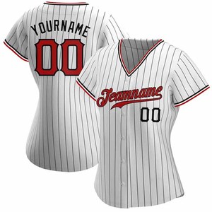 Customizable Button-Front Baseball Jersey Retro Premium Sports Uniform Top Plus Size Option Quick Dry Moisture Wicking 100% - Product Image 3