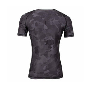 Impression numérique 3D personnalisée Rashguard pour homme à manches courtes Coupe régulière Compression Respirant UPF50+ Écologique - Product Image 3