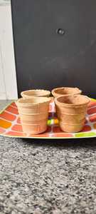 ถ้วยบิสกิตกินได้ รสช็อกโกแลต/วานิลลา ทนความร้อนสูง 90 มล. สำหรับชา กาแฟ วาฟเฟิล สำหรับอาหารเช้าและงานปาร์ตี้ - Product Image 6