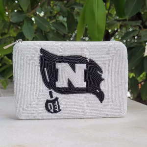 Monedero de Cuentas Elegante con Cuentas de Botella, Monedero de Cuentas de la India - Product Image 5