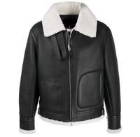 Veste bomber en peau de mouton unisexe à fermeture éclair avec logo personnalisé, imperméable, coupe-vent, respirante, décontractée, grande taille, doublure en fourrure, 2024