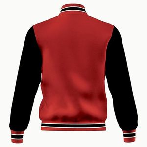 Professional Manufacture High Quality Varsity Jacket for Men Leather Sleeves CollegeBaseballjacket for men DDP Shipping - Product Image 3