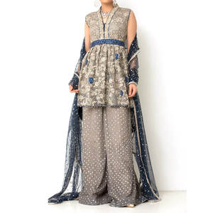 Robes pour femmes élégantes pakistanaises indiennes formelles décontractées Nouvel arrivage Robe de soirée Salwar Kameez - Product Image 1