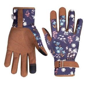 Gants de jardin en cuir pour femmes de haute qualité pour le désherbage de jardinage - Product Image 1