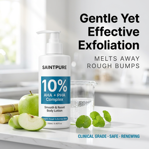 <span class=keywords><strong>Lotion</strong></span> corporelle lissante OEM 14 jours à l'acide hyaluronique et AHA, complexe 10% pour peaux rugueuses et irrégulières, 250ml, exfoliation profonde, marque privée - Product Image 3
