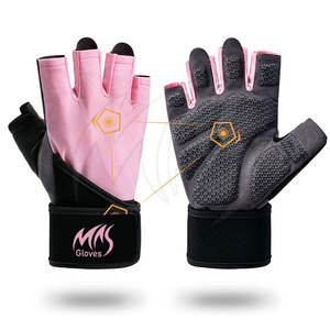 Guantes de Neopreno de Medio Dedo para Gimnasio, Correr, Deportes, Fitness, Entrenamiento, Levantamiento de Pesas, Protección de Agarre - Product Image 1