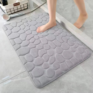 Tapis de bain en gros, fabriqué à partir de tissu de qualité, offrant une excellente absorption de l'eau, un confort doux, une construction durable et facile à nettoyer. - Product Image 4