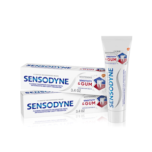 Sensodyne pasta de dientes blanqueadora solución de defensa de la cavidad construida para el cuidado del esmalte salud de las encías e higiene bucal diaria - Product Image 6