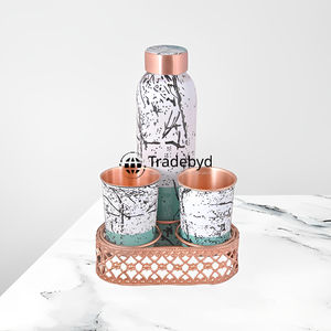 Bouteille d'eau en cuivre large et étanche de qualité supérieure à boire directement pour le bureau et la salle de sport à domicile par Tradebyd - Product Image 2