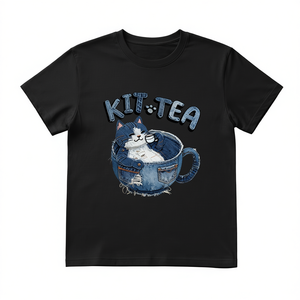 T-Shirt Unisex 100% Cotone 210GSM Abbigliamento Casual con Logo Frontale Stampa Serigrafica DTG Stampa a Schermo Compressa - Product Image 2
