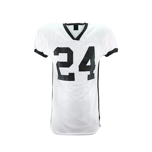 Uniforme de football américain à manches courtes pour hommes, vêtement respirant doux et sublimé de qualité supérieure, meilleure vente à bas prix, vente en gros - Product Image 2