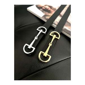 Ensemble de 2 ceintures fines à boucle longue pour femme, ceinture pour veste, ceinture pour chemise, ceinture pour robe - Noir-Argent - Product Image 4