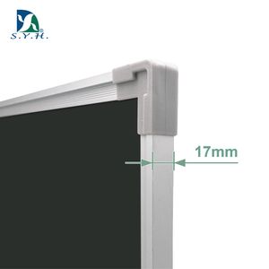 Pizarra Escolar Magnética con Marco de Aluminio y Protección de Esquinas de Plástico, Colores Blanco/Negro/Verde, Varios Tamaños - Product Image 2