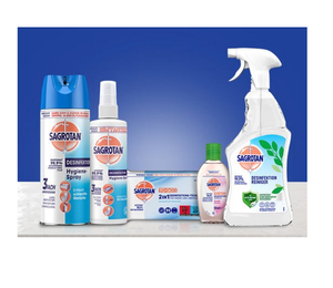 Sagrotan Higiene Aerosol Limpiador Spray Pack de 6X400ml para Textiles y Superficies del Hogar en Venta - Product Image 3