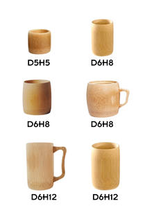 Taza de bambú hecha a mano de alta calidad, barata, con muchos diseños y tamaños de Vietnam - Product Image 3