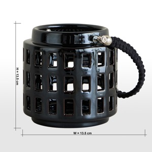 Bougeoir géométrique moderne en métal pour la décoration intérieure Décoration de table élégante pour le salon et la chambre - Product Image 4