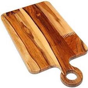 Dinnerware Cutting Board Natural Polish Wood Rectangle <b>Kitchen</b> Accessories for Home Hotel Restaurant QAMAR OVERSEAS - Product Image 3